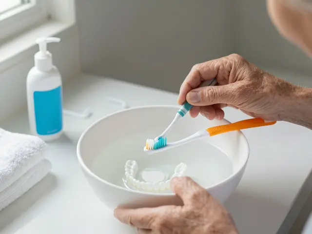 Nasazovací zuby: Jak je správně čistit a prodloužit jejich životnost