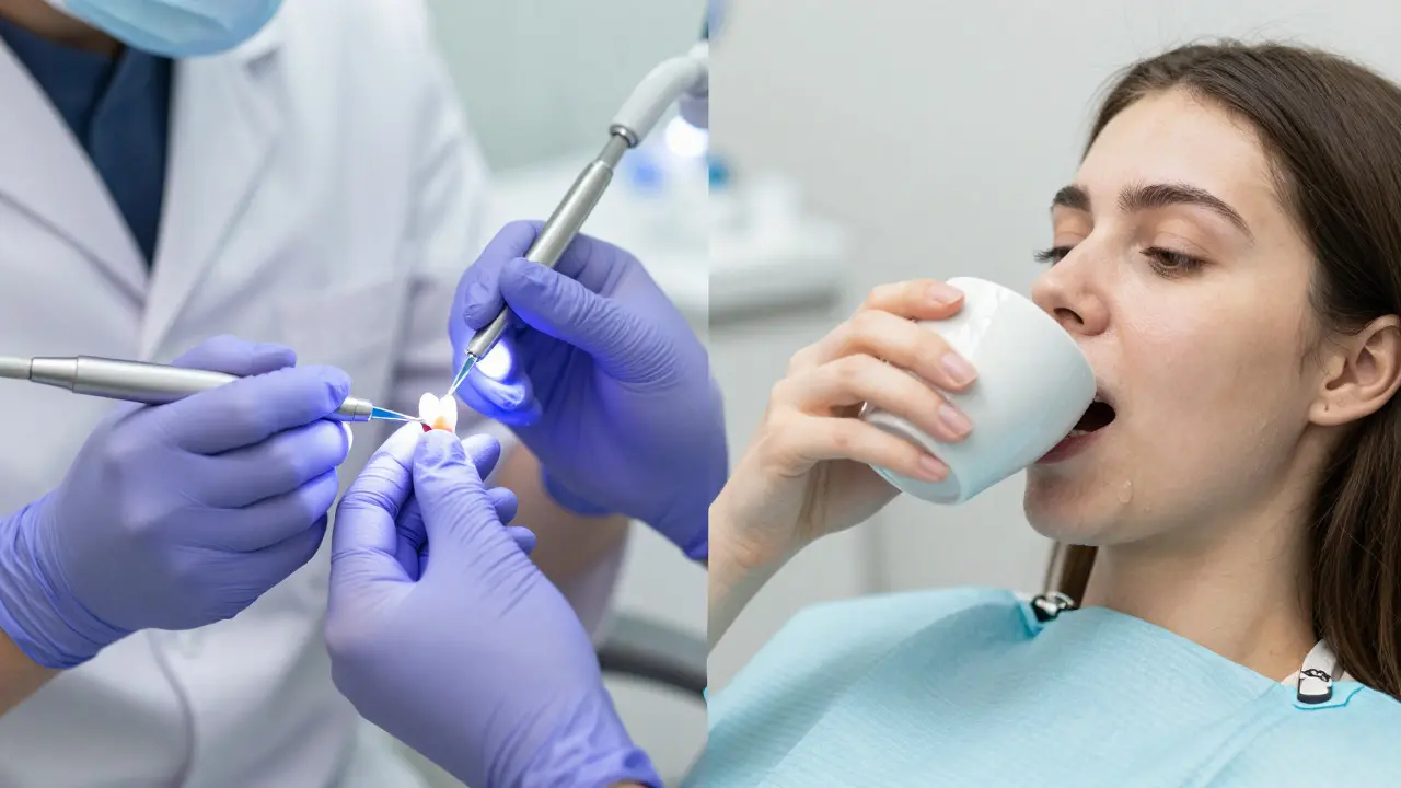 Dentistická aplikace kompozitu a domácí péče o zuby